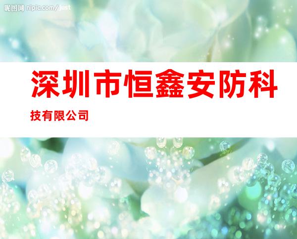 深圳市恒鑫安防科技有限公司